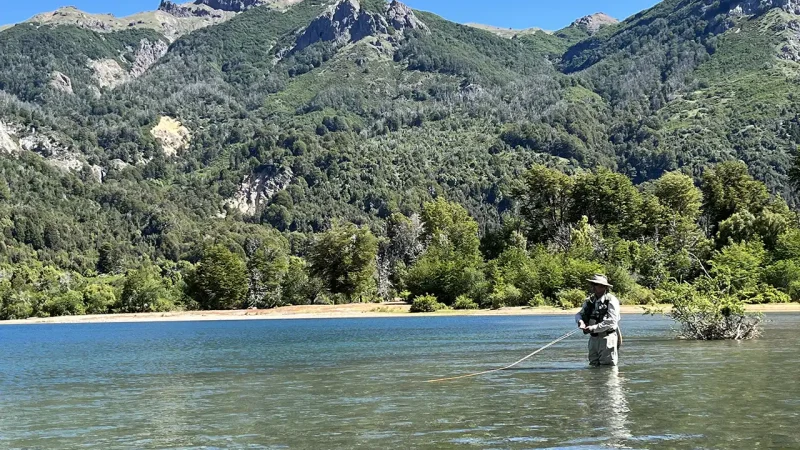 pêche à la truite en Patagonie